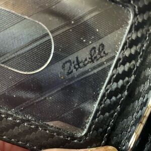 ZITAHLI Black Men's Wallet ID Card Holder